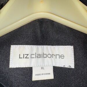 Liz Claiborne Charcoal Gray Jacket XL